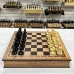 Шахматы в ларце эвкалипт с фигурами Стаунтон Royal 31 утяжеленные ручной работы