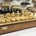 Шахматы в ларце эвкалипт с фигурами Стаунтон Royal 31 утяжеленные ручной работы