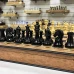 Шахматы в ларце эвкалипт с фигурами Стаунтон Royal 31 утяжеленные ручной работы