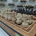 Шахматы подарочные из эвкалипта в ларце с фигурами Премиум из кавказского граба