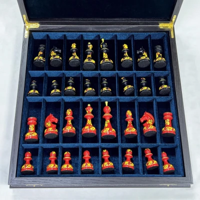 Шахматы подарочные художественная роспись хохлома