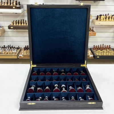 Шахматы подарочные Каллиграфия Стаунтон моренный дуб