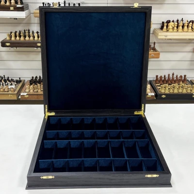 Шахматный ларец из мореного дуба средний