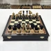Шахматы эксклюзивные в ларце из мореного дуба Футбол