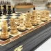 Шахматы подарочные Карельская береза моренный дуб Люкс