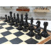 Шахматы подарочные в ларце из мореного дуба с фигурами Итальянский дизайн черно-белые