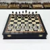 Шахматы подарочные в ларце из мореного дуба с фигурами Итальянский дизайн Люкс