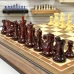 Шахматный ларец орех Стаунтон ретро самшит падук
