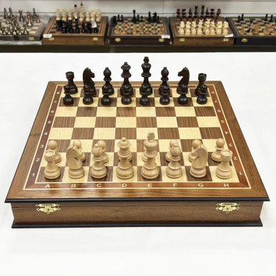 Шахматы подарочные американский орех