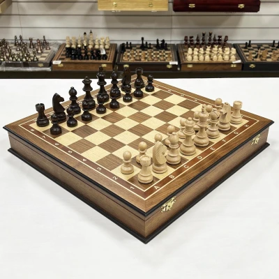 Шахматы подарочные американский орех
