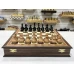 Шахматный ларец Орех с фигурами Неваляшки 40 см