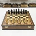 Шахматы в ларце подарочные орех Стаунтон карельская береза 40 см