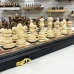 Шахматы эксклюзивные из мореного дуба и граба 45 на 45 см