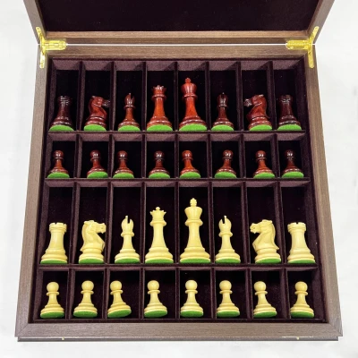 Шахматы эксклюзивные венге Стаунтон ретро падук