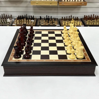 Шахматы эксклюзивные венге Стаунтон ретро падук