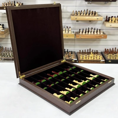 Шахматы эксклюзивные венге Стаунтон ретро падук