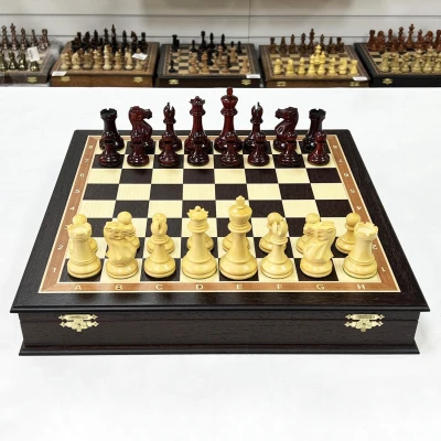 Шахматы эксклюзивные венге Стаунтон ретро падук