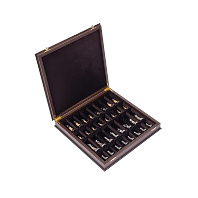 Шахматы подарочные в ларце Венге Итальянский дизайн большие