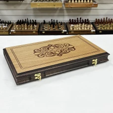 Нарды подарочные ручной работы Итальянский дизайн дуб