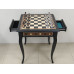 Шахматный стол подарочный из мореного дуба с фигурами Итальянский Дизайн