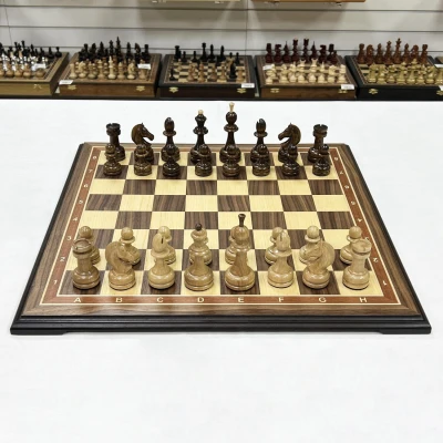 Шахматы деревянные нескладные Премиальные люкс 50 см