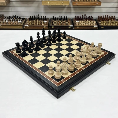 Шахматы Турнир премиум моренный дуб большие