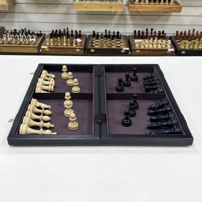 Шахматы Турнир премиум моренный дуб большие