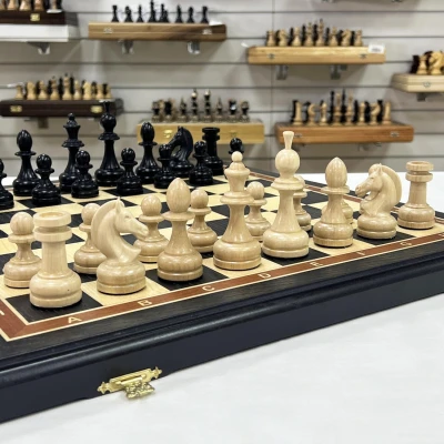 Шахматы Турнир премиум моренный дуб большие