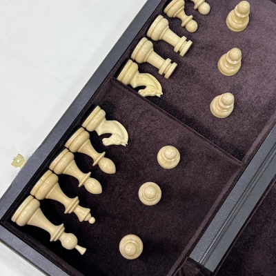 Шахматы Турнир премиум моренный дуб большие