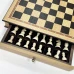 Шахматы в ларце из дуба с выдвижными ящиками Бастион матовые