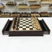 Шахматы подарочные с выдвижными ящиками венге ясень Премиальный люкс