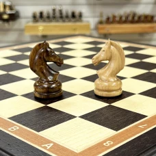 Шахматы подарочные с выдвижными ящиками венге ясень Премиальный люкс
