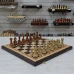 Шахматы подарочные из дуба большие с фигурами Стаунтон из композита