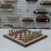 Шахматы подарочные из дуба большие с фигурами Антик из композита