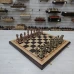 Шахматы подарочные из дуба большие с фигурами Антик из композита