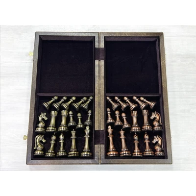 Шахматы подарочные Антик американский орех 50 см