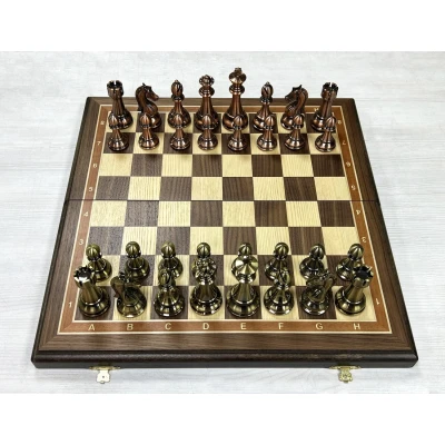 Шахматы подарочные Антик американский орех 50 см