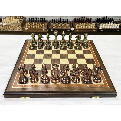 Шахматы подарочные Антик американский орех 50 см