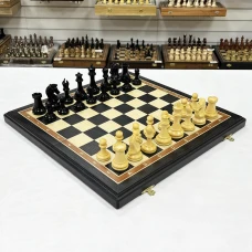 Шахматы эксклюзивные мореный дуб Стаунтон Royal большие