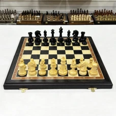 Шахматы эксклюзивные мореный дуб Стаунтон Royal большие