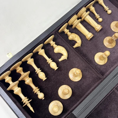 Шахматы эксклюзивные мореный дуб Ренессанс большие