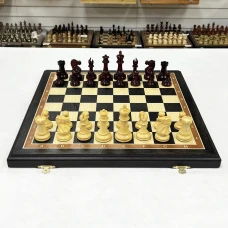 Шахматы эксклюзивные мореный дуб Стаунтон ретро большие