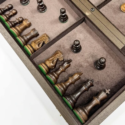 Шахматы деревянные подарочные венге с фигурами из бука Суприм