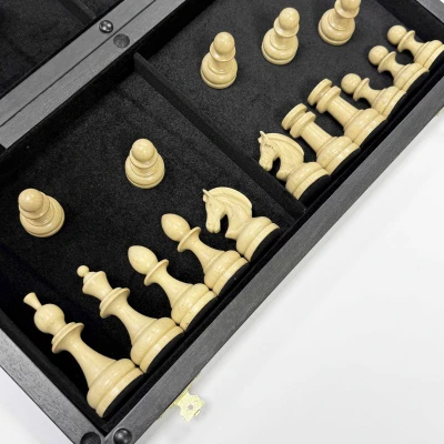 Шахматы деревянные подарочные из эвкалипта Премиальные 45 см