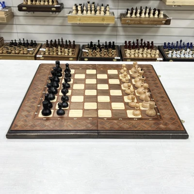 Шахматы нарды шашки орех Стародворянские