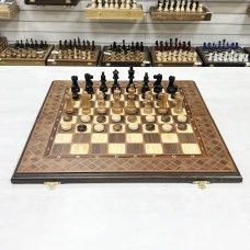Шахматы нарды шашки орех Индийский Стаунтон