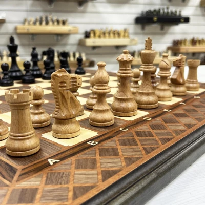 Шахматы нарды шашки орех Индийский Стаунтон