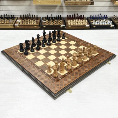 Шахматы нарды шашки орех Индийский Стаунтон