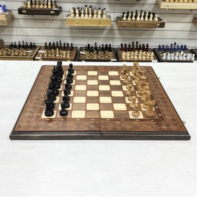 Шахматы нарды шашки орех Индийский Стаунтон