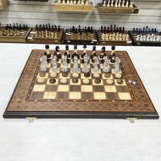 Шахматы нарды шашки орех Итальянский дизайн Люкс